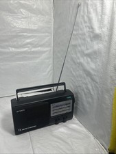 Vintage Sony ICF-34 Radio AM/FM/TV Sound/Weather Portable Radio - Tested  Works