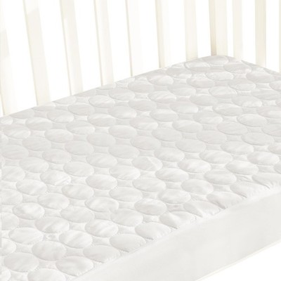 Biloban Crib Mattress Protector Pad Waterproof, (Pack of 1), White