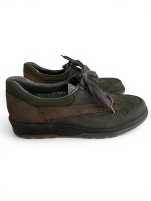 Mephisto Runoff Women s Walking Shoes Olive Green Nubuck EU 38 US 7.5 Air Bag