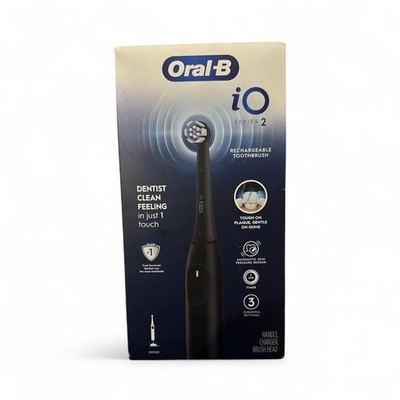 Oral-B iO Series 2 Rechargeable Toothbrush Black ( Type- 3757 )-New Sealed