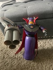 Vintage Disney Toy Story 2 Emperor Zurg 15  Talking Light Up Action Figure Works