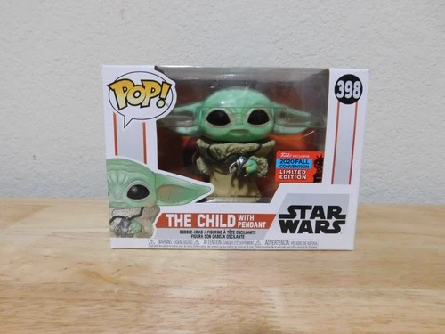 Funko Pop Star Wars 2020 Fall Convention#398 The Child with Pendant bobble-head