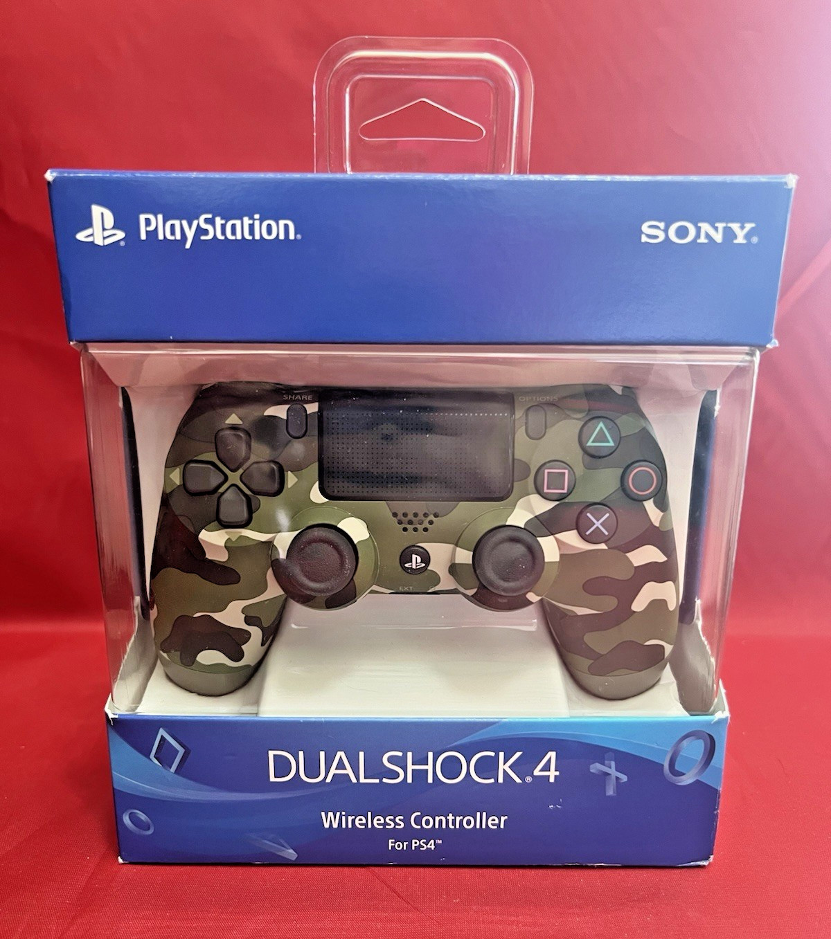 Controller Ds4 Green Camo Sony Dualshock Controller For