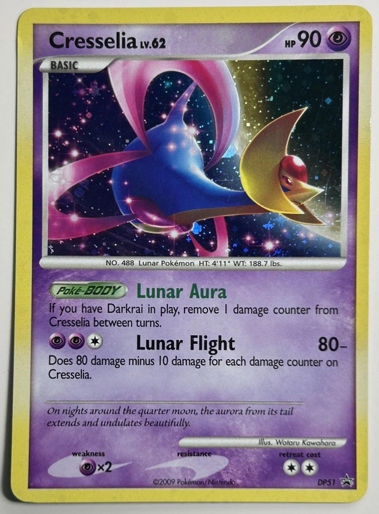 Cresselia DP51 Promo Holo Rare Pokemon Trading Card Game/MP