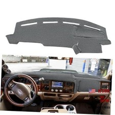 Dash Cover Mat for Ford F250 F350 F450 Super Duty 1999-2004 (Gray) Dark Gray