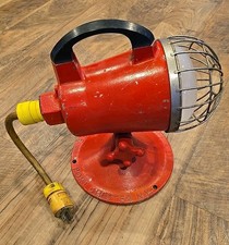 Vintage Red Homelite Firetruck Emergency Light On Adjustable Metal Base Vintage Red Homelite Firetruck Emergency Light On Adjustable Metal Base