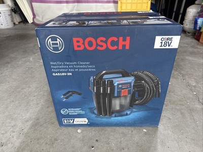 BOSCH GAS18V-3N 18V 1.6 Gallon Wet/Dry Shop Vacuum w/ HEPA Filter (NEW IN BOX)