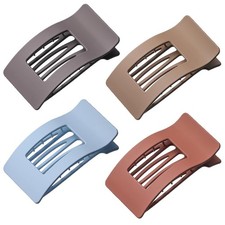4 Pack Flat Hair Clips French Duck Billed Hair Jaw Claw Clips for Women Girls