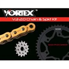 Vortex Sprocket/Chain Kit Gold CKG6309