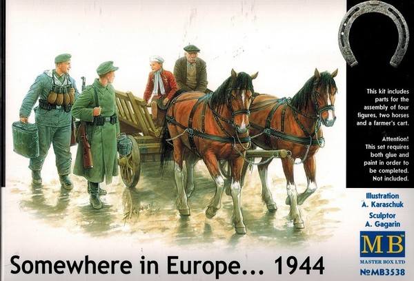 Master Box Mb 3538 Somewhere In Europe 1944 - Soldaten - 1:35-image