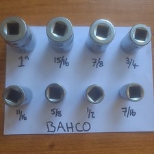 Bahco Socket Set Bits Tools Mechanics Garage Workshop Hand Tools DIY Home Work