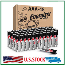Energizer MAX AAA Batteries 48 Pack, Triple A Alkaline Batteries, New