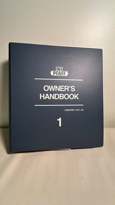 Pfaff 1473 Owners Handbook Volume 1