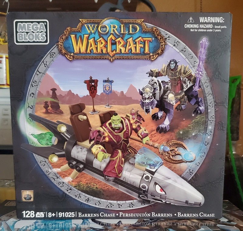 World of Warcraft Mega Bloks Barren's Chase 91025 128PCS. MINT CONDITION, NOS.