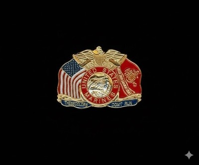 U.S. Marine Corps These Colors Don't Run Lapel Pin