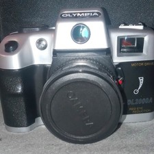 Olympia DL2000A 35mm Film Camera Set w/ Flash, Fixed Lens, Manual, Box