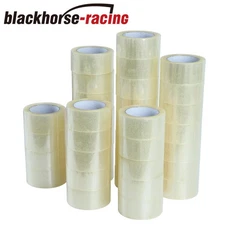 36 ROLLS - 2 INCH x 110 Yards (330 ft) Clear Carton Sealing Packing Package Tape