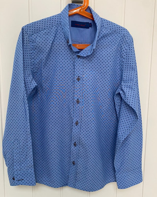 Rough Justice blau Stern Jungen Langarmshirt 9-10 Jahre