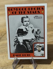 Babe Ruth 2021 Topps Heritage Minor League BOYHOOD PHOTOS OF THE STARS 1972