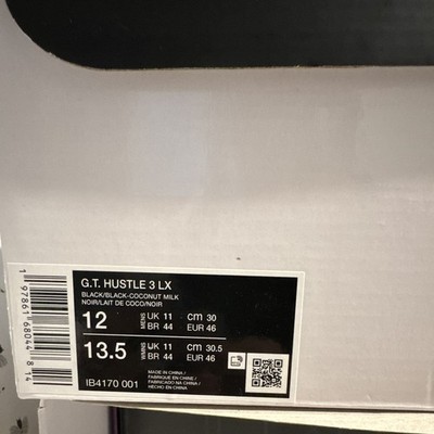 Nike Air Zoom G.T. Hustle 3 LX Victor Wembanyama Black Label size 12