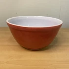 Vintage Pyrex Red Primary Nesting Mixing Bowl 402 1.5 Quart 1 1/2 Qt Glass