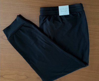 Rachel Zoe Women's 2XL  Relaxed Fit Versatile Wear Stretch Jogger Pant Black NWT