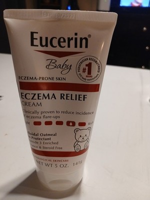 Eucerin Eczema Relief Cream Full Body Daily Lotion for Eczema-Prone Skin 5 oz