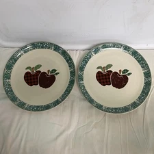 Set Of 4 International China Applejack Dinner Plates Stoneware 11” Plate