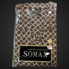 Vintage Pyjamas Somax Cotton BNWT 2XL Brushed Cotton made In UK Burgundy