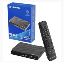 vSeeBox V6 Plus 8K UHD Streaming Media Player WiFi HDMI Black