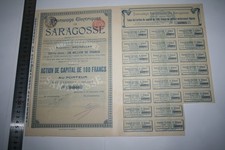 47 TRANVIAS ELECTRICOS DE ZARAGOZA SA, SEDE EN BRUSELAS, 1908  LEER MBC