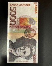 Slovenia 5000 Tolarjev 2004, XF , P-33b, Pre-Euro