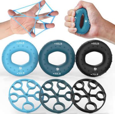 FUNFLEX Griffkraft Trainer Set Unterarmtrainer Handtrainer Fingertrainer Fingers