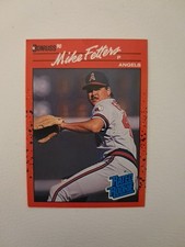 Mike Fetters Rookie #35 1990 Donruss California Angels Baseball Card MLB NM/M. rookie card picture