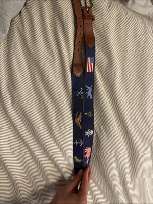 Smathers & Branson Needlepoint Belt Size 38