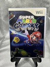 Super Mario Galaxy (Nintendo Wii, 2007) CIB With Manual & Inserts Tested Nice