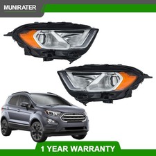 Juego de faros proyectores carcasa transparente para Ford EcoSport 2018-2023 par L&R DRL