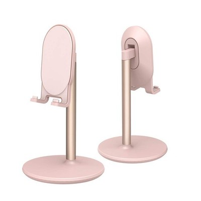 Bright Stone Phone Stand for Desk, Adjustable Cell Holder Pink 