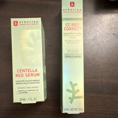 Erborian Centella Red Serum 1 fl oz + CC Red Correct 1.5 fl oz ($90 retail)