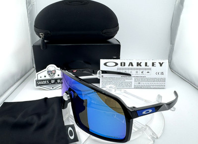 OAKLEY SUTRO POLISHED BLACK W/ PRIZM SAPPHIRE SUNGLASSES OO9406-90 AUTHENTIC NEW