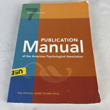 Publication Manual - 7th Edition of the Ameri...