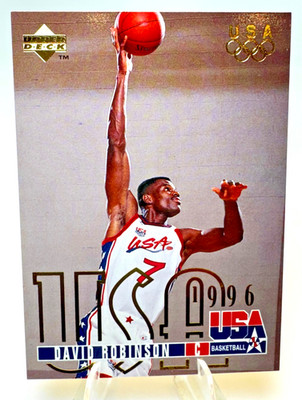 1995-96 Upper Deck David Robinson USA  40% OFF 8+  #323 USA San Antonio Spurs