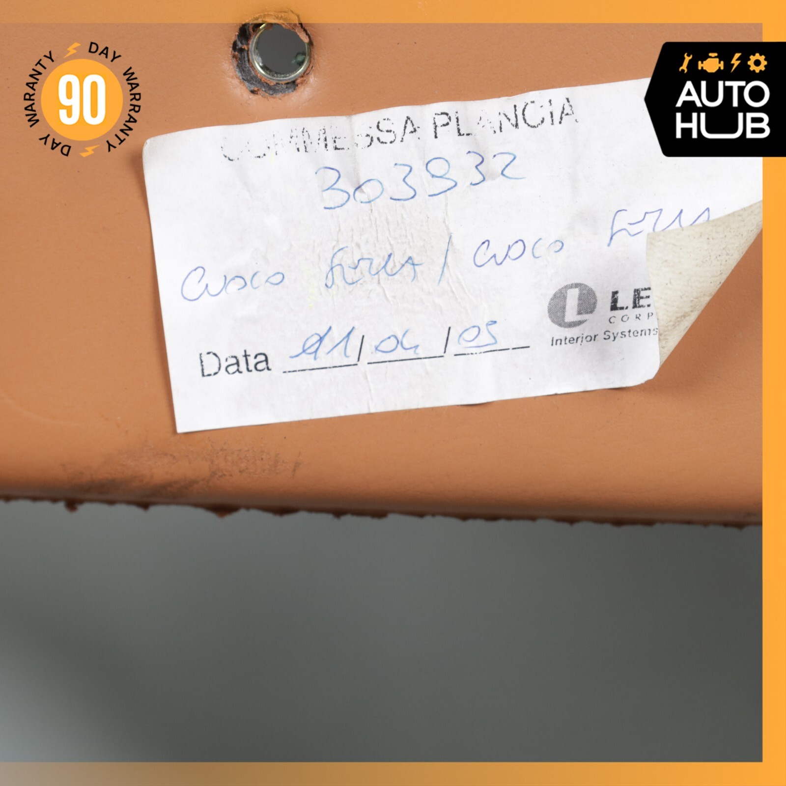 03-08 Maserati Quattroporte M139 Dashboard Dash Board Panel Brown OEM 29k