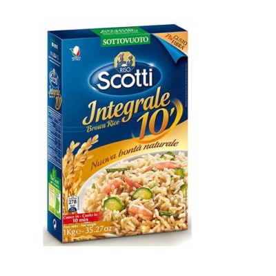 Riso scotti Integrale superfeiner Reis Vollkorn 1 Kg Italienisch Parboiled