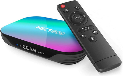 HK1 Box Smart TV Box Android 9.0, 4GB RAM 32GB ROM, S905X3 Quad Core 64Bit Corte