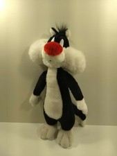 Looney Tunes Vintage 1996 20" Sylvester Plush With Shredded Paper Fill