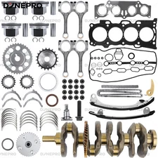 2AZ-FE 2.4L Engine Overhaul Rebuild Kit w/ Crankshaft Rods Timing Kit For Toyota