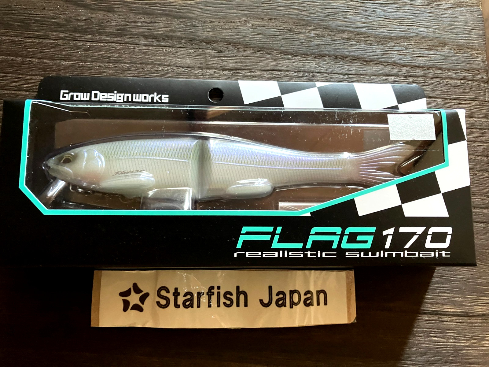 Grow Design Works Flag 170 #221 Purple Flicker Swimbait Soft Lure 2025 newest - Image 2