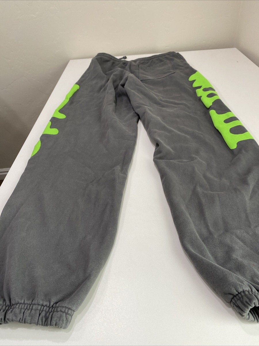 Sp5der Beluga Sweatpants Grey & Green Size L | eBay
