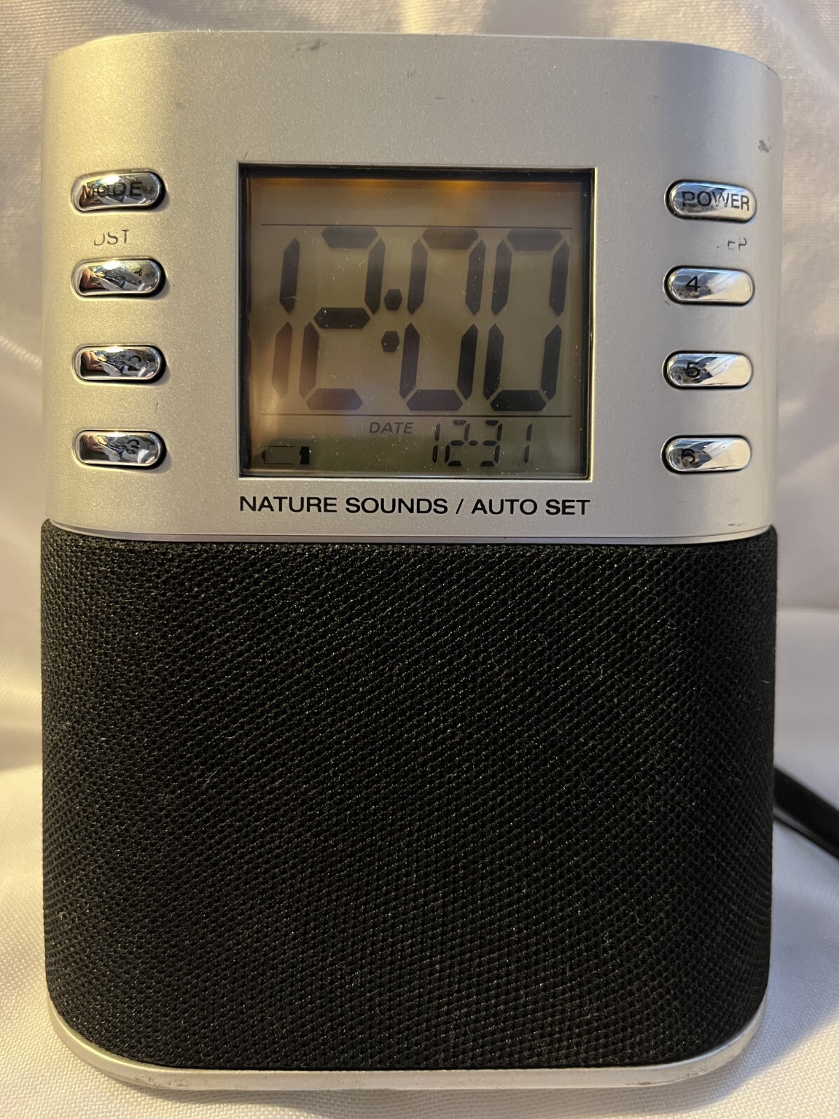 Timex Alarm Clock With Nature Sounds Dual Alarms Model T308S